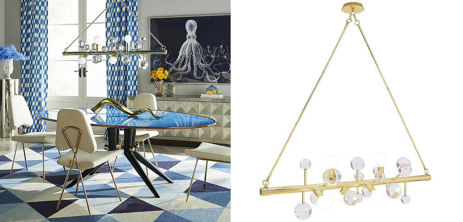 Люстра Jonathan Adler SIX-LIGHT LINEAR CHANDELIER Clear Люстра Jonathan Adler SIX-LIGHT LINEAR CHANDELIER Clear - Loft-Concept в Перми