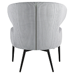 Современное мягкое кресло на металлических ножках Rakush Grey варинант исполнения - 3 | Loft Concept в Перми