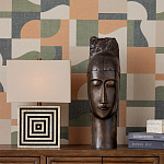 Настольная лампа с квадратным основанием и прямоугольным абажуром Neat Lines варинант исполнения - 5 | Loft Concept в Перми