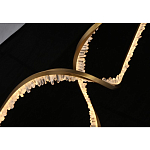 Подвесной светильник обрамленный элементами в виде кристаллов Smooth Shine варинант исполнения - 4 | Loft Concept в Перми