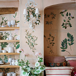 Обои ручная роспись Botanical Studies Cutter colourway варинант исполнения - 3 | Loft Concept в Перми