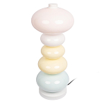 Настольная лампа из стеклянных сфер в пастельных тонах Высота 48 см Pastel Lunaria варинант исполнения - 2 | Loft Concept в Перми