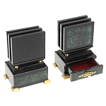 Настольный письменный набор из нефрита в подарочной коробке Victorious варинант исполнения - 11 | Loft Concept в Перми