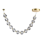 Подвесной светильник из прозрачных шаров Bubbles Bocci варинант исполнения - 5 | Loft Concept в Перми