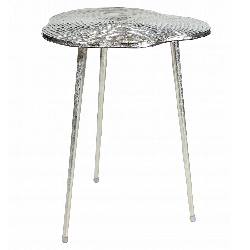 Металлический кофейный столик Puddle Silver Серебристый Металлический кофейный столик Puddle Silver Серебристый в Перми | Loft Concept