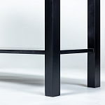 Черная консоль с выдвижными ящиками Monica варинант исполнения - 4 | Loft Concept в Перми