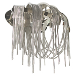 Бра с металиическими цепочками и дугообразными элементами Atlantis Chain варинант исполнения - 5 | Loft Concept в Перми