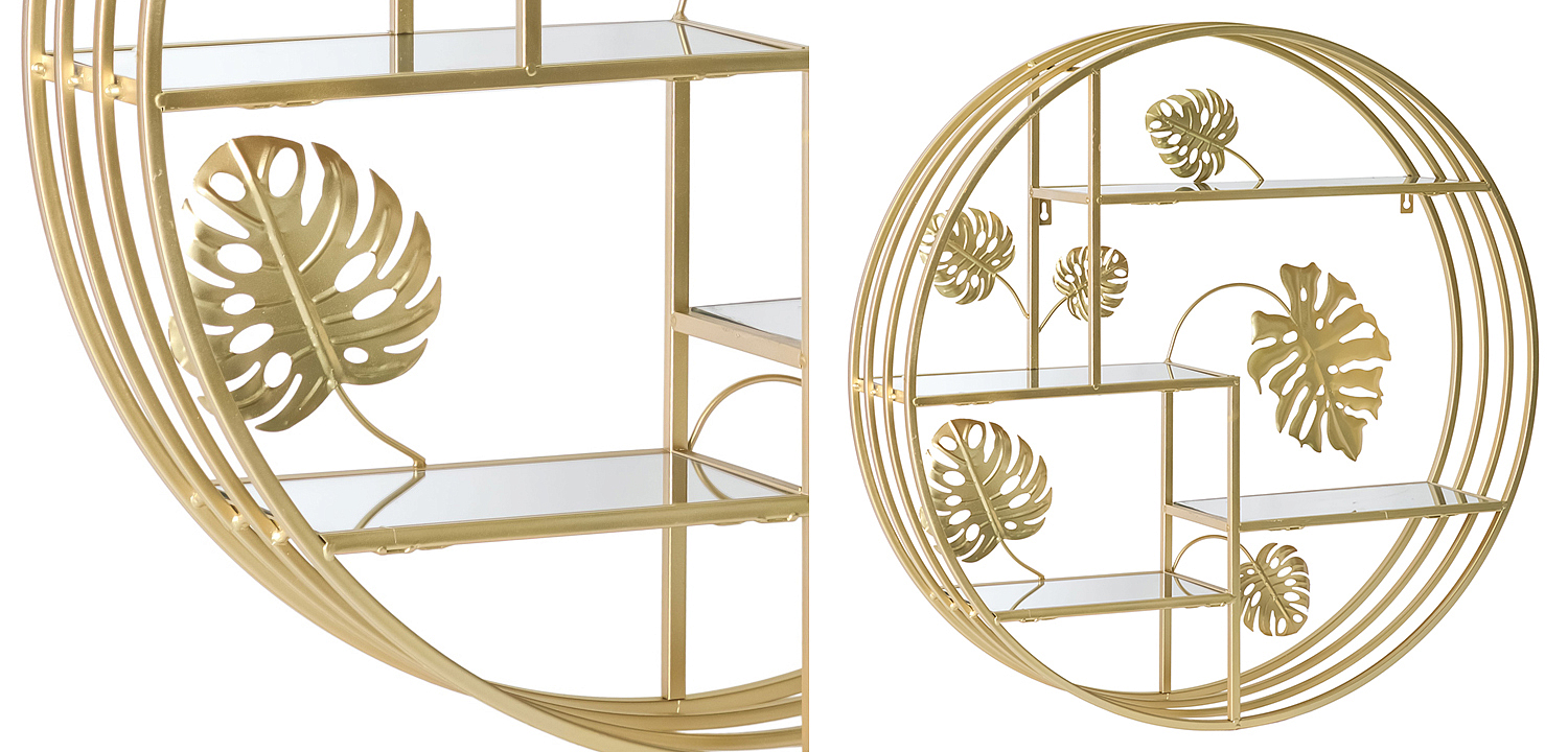 Полка Gold Tropical Shelf Полка Gold Tropical Shelf - Loft-Concept в Перми