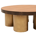 Круглый кофейный стол Stokes Coffee Table варинант исполнения - 3 | Loft Concept в Перми