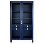 Дизайнерский шкаф витрина Elsa Dreams Blue с 4-мя ящиками варинант исполнения - 9 | Loft Concept в Перми