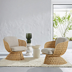 Приставной столик белого цвета Bead варинант исполнения - 4 | Loft Concept в Перми