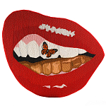 Картина вышивка бисером Grill Cut Out With Butterfly варинант исполнения - 1 | Loft Concept в Перми