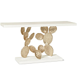 Консоль прямоугольная белая с основанием в виде кактуса Cactus варинант исполнения - 1 | Loft Concept в Перми