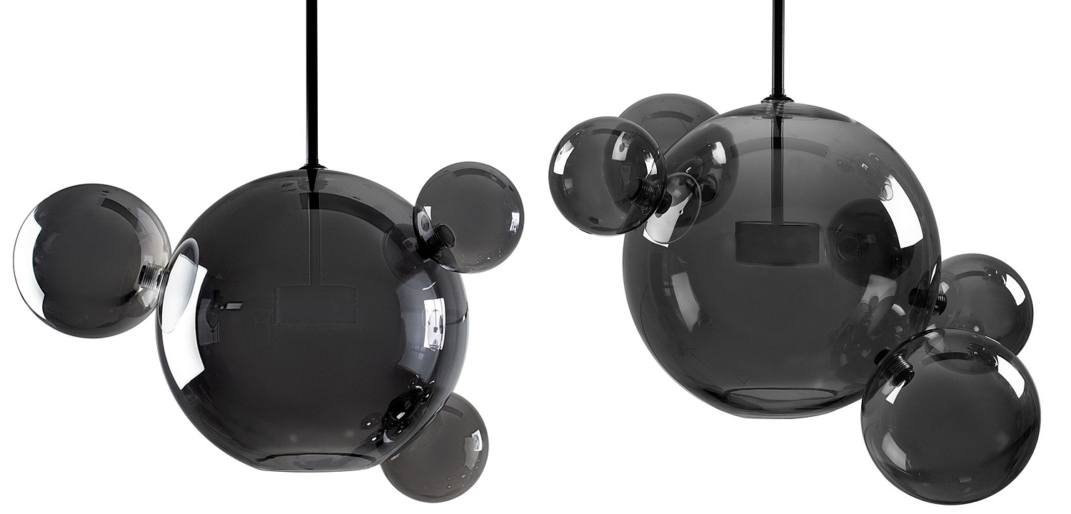 Люстра Bolle Circular Chandelier 14 BUBBLE Giopato & Coombes smoky Люстра Bolle Circular Chandelier 14 BUBBLE Giopato & Coombes smoky - Loft-Concept в Перми