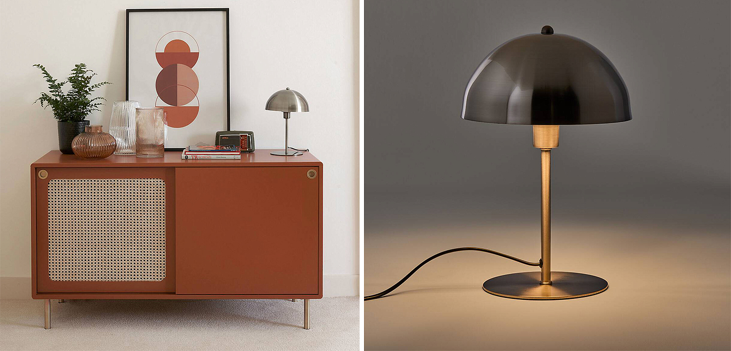 Настольная лампа Umbel Table Lamp Gray Настольная лампа Umbel Table Lamp Gray - Loft-Concept в Перми