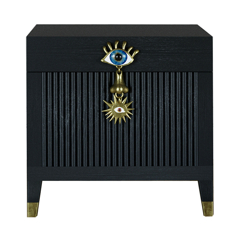 Сундук Eye Elsa Dreams Black Черный Золотой Сундук Eye Elsa Dreams Black Черный Золотой в Перми | Loft Concept
