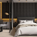 Гипсовая 3D панель с принтографией PE-08 варинант исполнения - 1 | Loft Concept в Перми