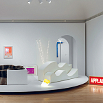 Настольная дизайнерская лампа Poltronova Passiflora Yellow Table Lamp варинант исполнения - 10 | Loft Concept в Перми