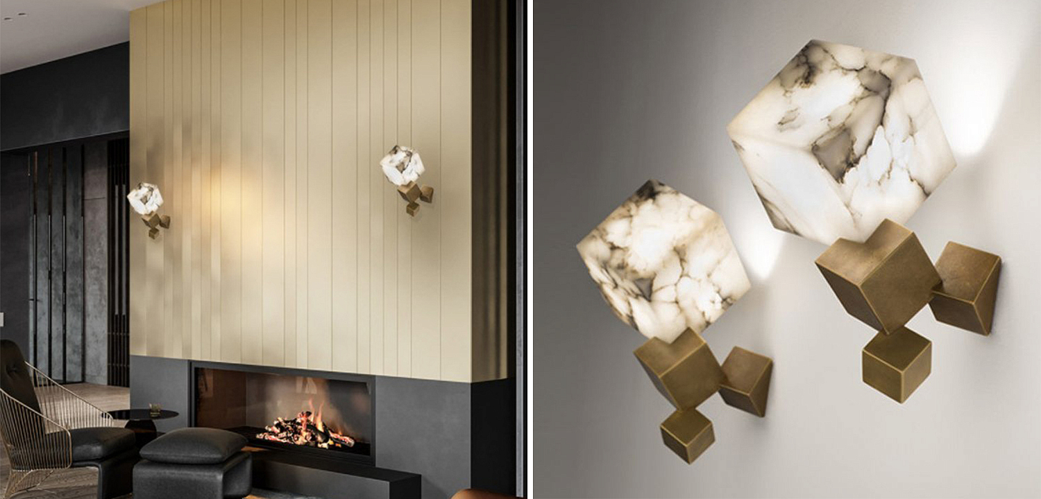 Бра Marble Cube Wall lamp Бра Marble Cube Wall lamp - Loft-Concept в Перми