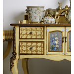 Комод деревянный Illustration of flowers варинант исполнения - 5 | Loft Concept в Перми