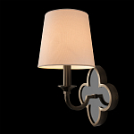 Бра с белым текстильным абажуром и фигурным основанием с зеркальной вставкой Vitorino варинант исполнения - 15 | Loft Concept в Перми