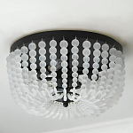 Потолочный светильник круглый с стеклянными бусинами Uniformity варинант исполнения - 3 | Loft Concept в Перми