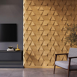 Гипсовая 3D панель с принтографией PM-49 варинант исполнения - 1 | Loft Concept в Перми