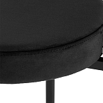 Табурет с мягким круглым сиденьем RIO Black варинант исполнения - 3 | Loft Concept в Перми