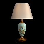 Настольная лампа голубая с изображением птиц Slip Away варинант исполнения - 2 | Loft Concept в Перми