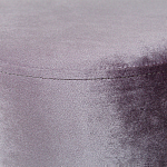 Пуф фиолетовый велюр на золотом металлическом основании Golden Belt варинант исполнения - 4 | Loft Concept в Перми