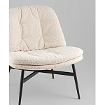 Кресло лаунж Tail молочный варинант исполнения - 2 | Loft Concept в Перми