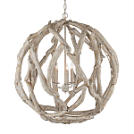 Люстра круглая в виде веток деревьев Natural Driftwood варинант исполнения - 1 | Loft Concept в Перми