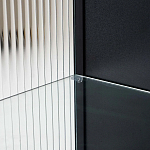 Сервант четырехдверный с рифленым стеклом The Keeper варинант исполнения - 4 | Loft Concept в Перми