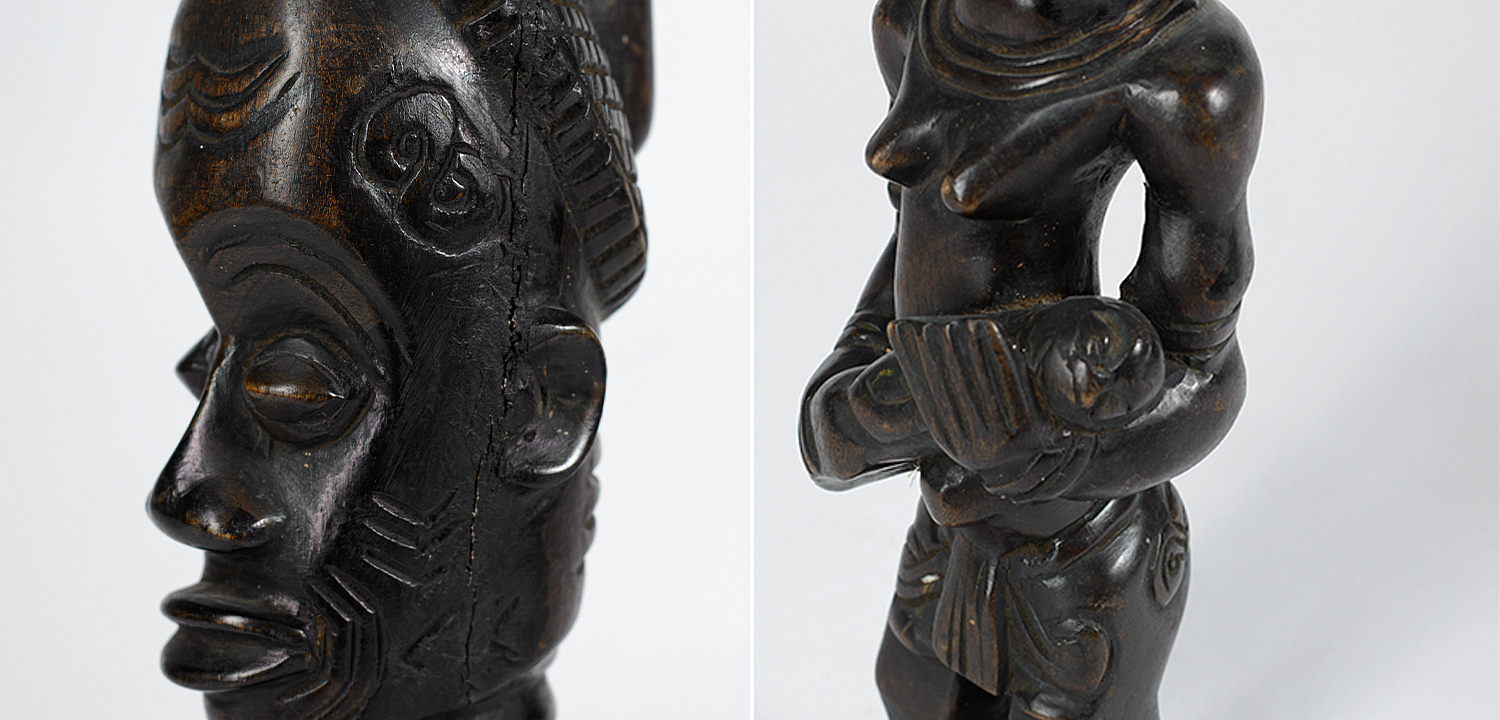 Статуэтки народности Bakongo Power Figure Набор из 2-х штук Африка Статуэтки народности Bakongo Power Figure Набор из 2-х штук Африка - Loft-Concept в Перми