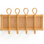 Настенная вешалка из ротанга Wila Wall Hanger M варинант исполнения - 2 | Loft Concept в Перми