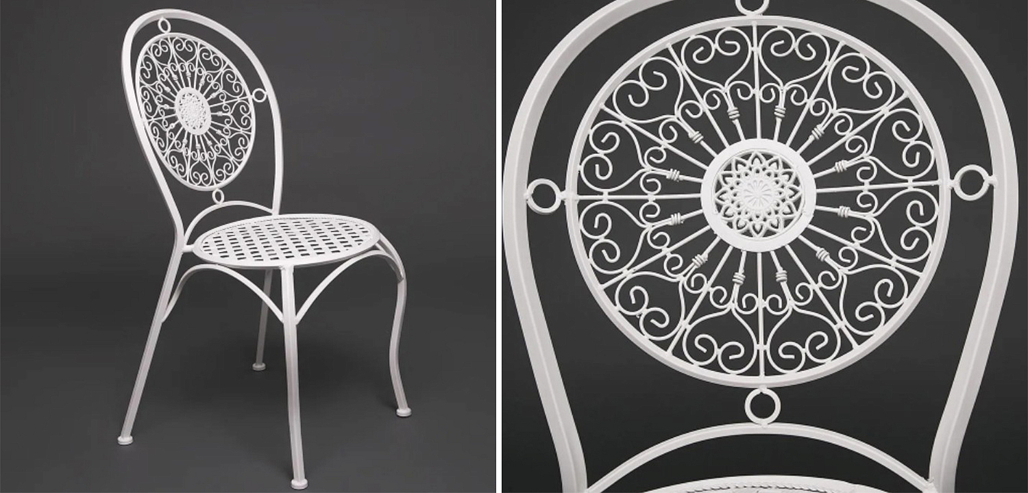 Стул Forged Patterns Anita White Стул Forged Patterns Anita White - Loft-Concept в Перми