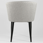 Мягкое кресло на металлических ножках Shaggy Grey варинант исполнения - 4 | Loft Concept в Перми