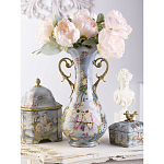 Ваза фарфоровая с попугаями Gaya варинант исполнения - 9 | Loft Concept в Перми