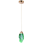 Подвесной светильник Soar Hanging Lamp Brass Green Зелёный варинант исполнения - 2 | Loft Concept в Перми