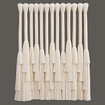 Декор на стену Белые Кисти Wall decor White Tassels варинант исполнения - 3 | Loft Concept в Перми