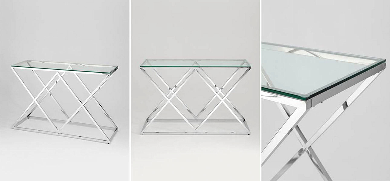 Консоль Geometry Rhombus Silver Консоль Geometry Rhombus Silver - Loft-Concept в Перми