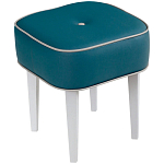 Квадратный мягкий пуф на белых ножках Winton Pouf Square варинант исполнения - 13 | Loft Concept в Перми