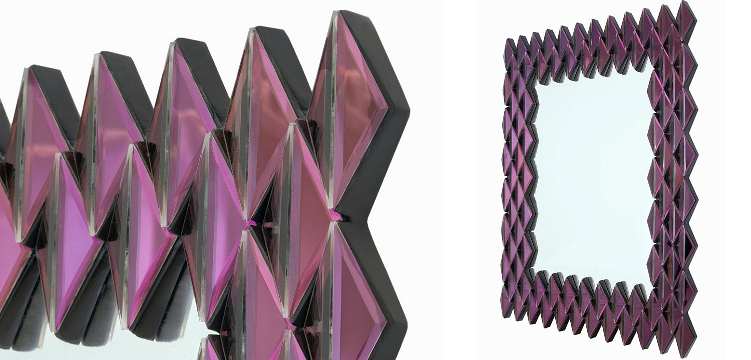 Зеркало Purple Rhombuses Mirror Зеркало Purple Rhombuses Mirror - Loft-Concept в Перми