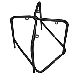 Барный стул со спинкой и подлокотниками на 4-х металлических ножках Douglas Rhombus Серый Велюр варинант исполнения - 6 | Loft Concept в Перми