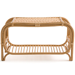 Скамья для прихожей из стеблей ротанга Willa Rattan Bench варинант исполнения - 3 | Loft Concept в Перми