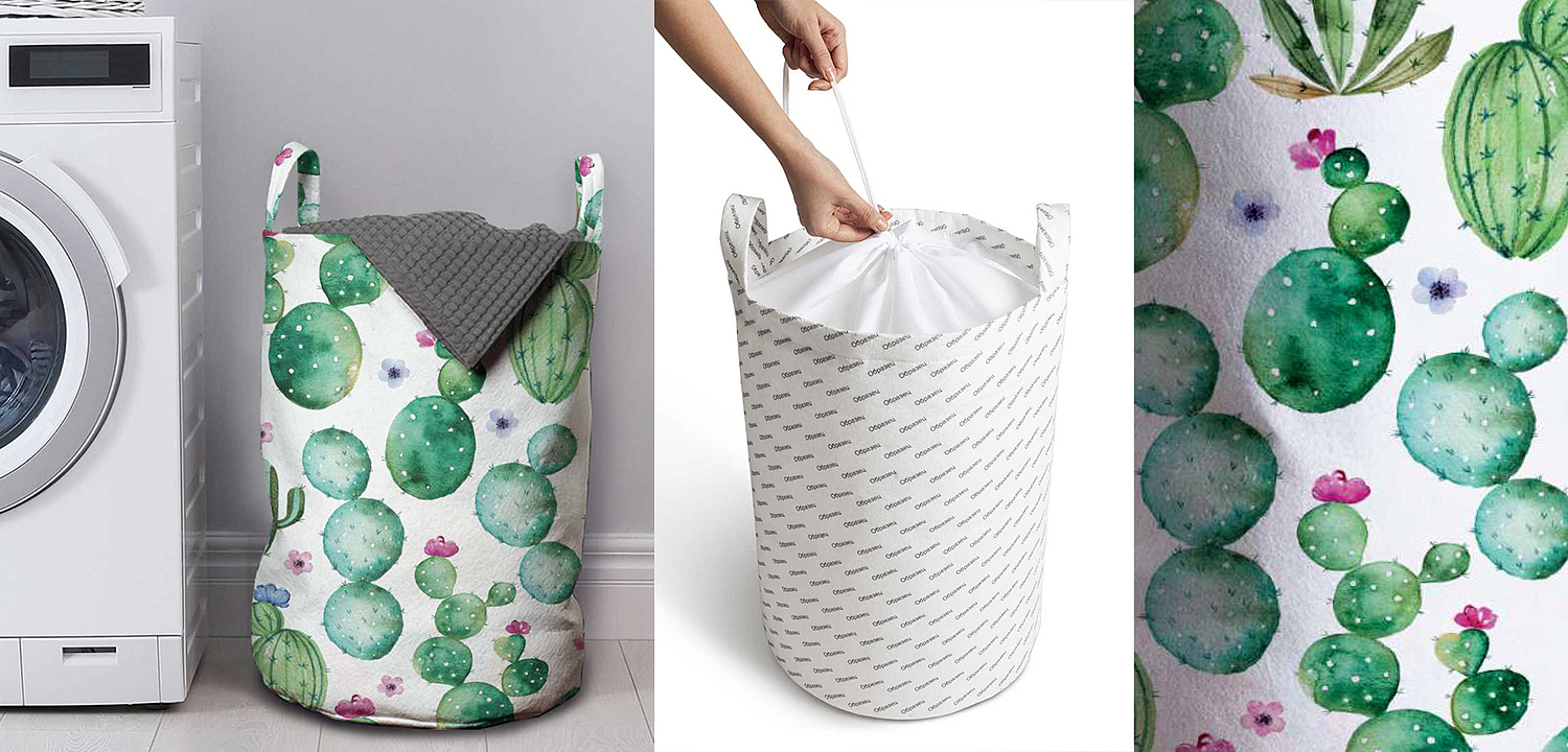 Корзина Cactus Pattern Basket Корзина Cactus Pattern Basket - Loft-Concept в Перми