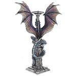 Подсвечник в виде Дракона Grey Blue Dragon Candlestick варинант исполнения - 4 | Loft Concept в Перми
