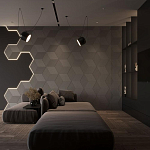 Гипсовая 3D Панель M-52 варинант исполнения - 1 | Loft Concept в Перми