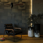 Гипсовая 3D Панель M-08 варинант исполнения - 2 | Loft Concept в Перми