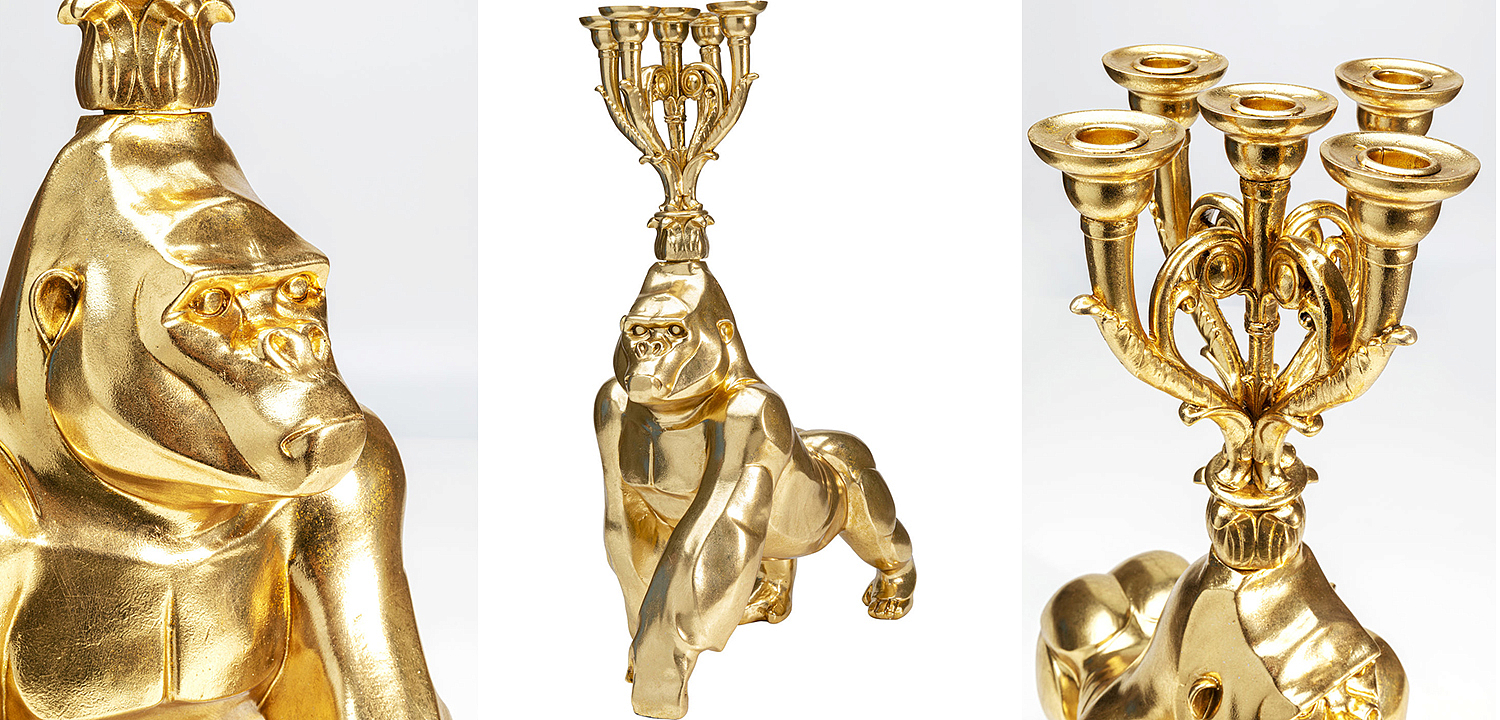 Подсвечник Golden Gorilla Подсвечник Golden Gorilla - Loft-Concept в Перми